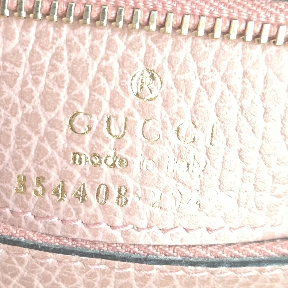 Gucci Leather Swing Tote Bag